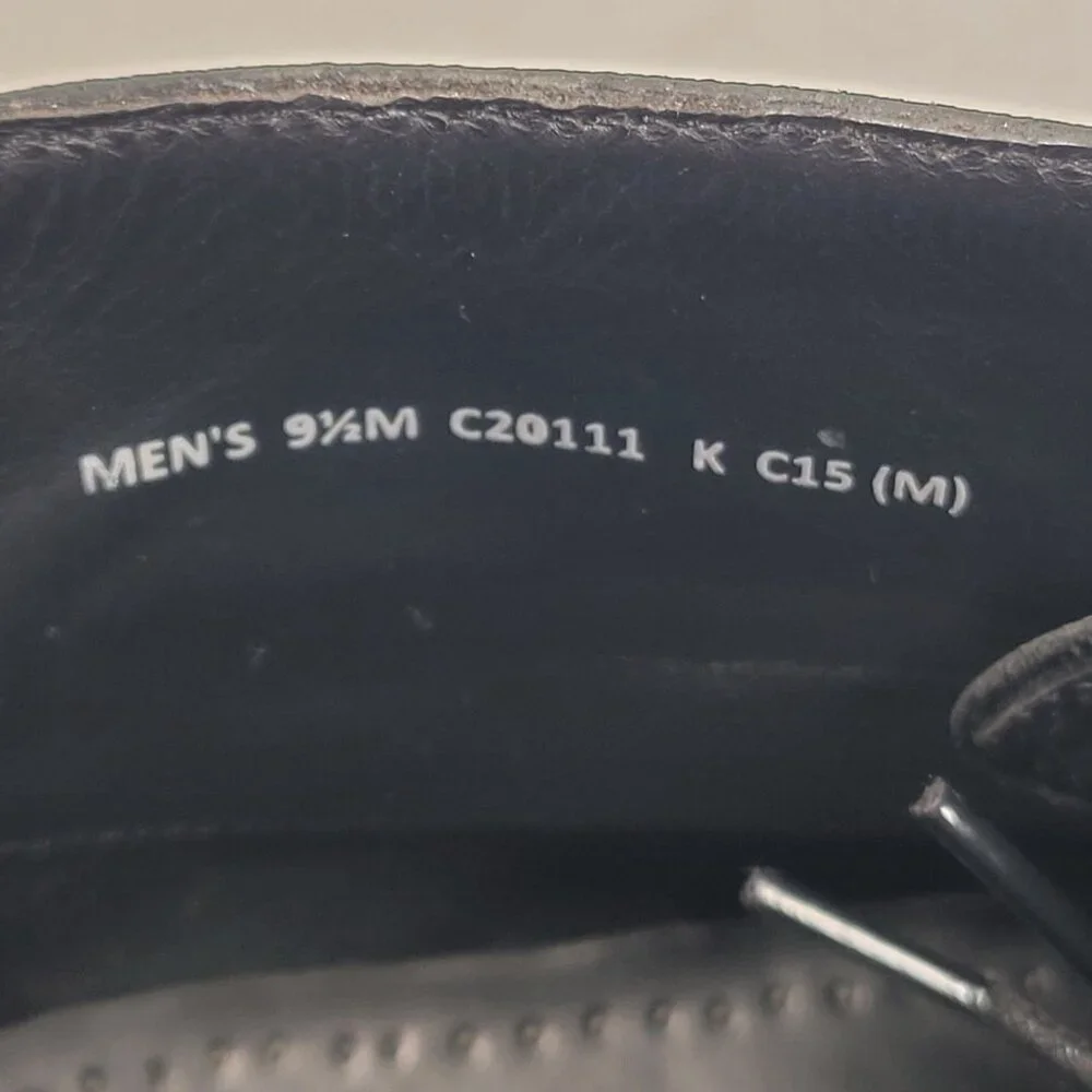 Cole Haan Colton Men's Black & Grey Leather Chukka Boots C20111 US Size 9.5M - Picture 8 of 8